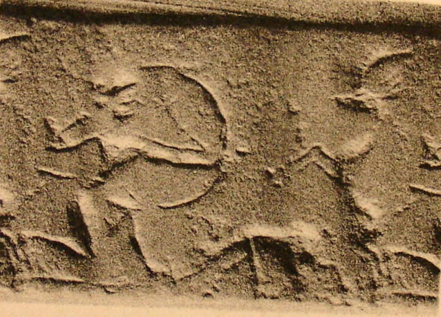 Archer hunting wild goat (ibex)