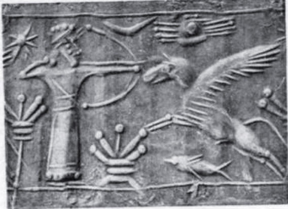 Hero (archer) hunting winged horse