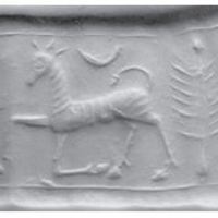 Kneeling bull